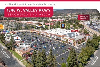 Plus de détails pour 1346-1358 W Valley Pky, Escondido, CA - Local commercial à louer