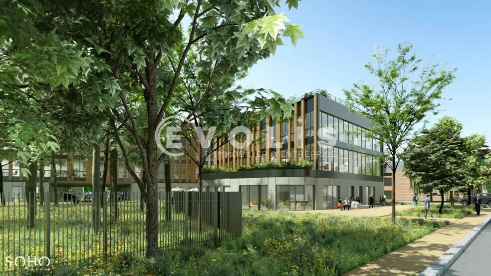 1 Rue Albert Einstein, Champs-sur-Marne à louer - Photo de l’immeuble – Image 2 sur 3