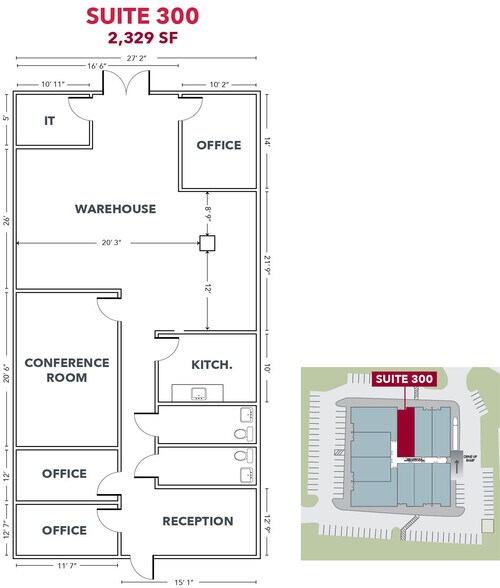 200 Trans Air Dr, Morrisville, NC à louer - Plan d’étage – Image 3 sur 5