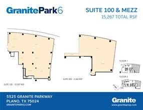 5525 Granite Parkway, Plano, TX à louer Plan de site– Image 1 sur 2