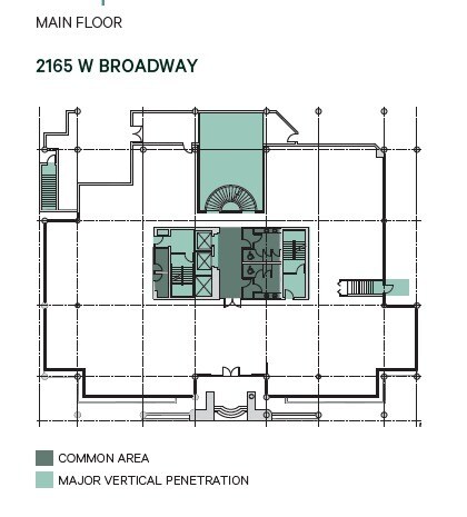 2165 W Broadway, Vancouver, BC à louer Plan d’étage– Image 1 sur 1