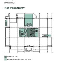 2165 W Broadway, Vancouver, BC à louer Plan d’étage– Image 1 sur 1