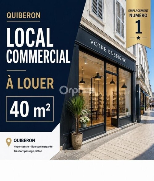 Local commercial dans Quiberon à louer - Photo de l’immeuble – Image 1 sur 1