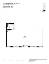 77 Charlton St, New York, NY à louer Plan de site– Image 1 sur 3