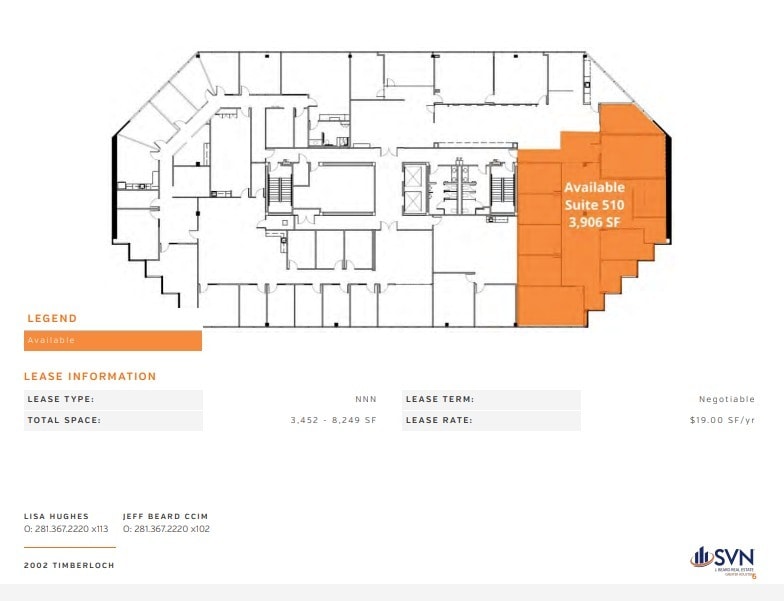 2002 Timberloch Pl, The Woodlands, TX à louer Plan d’étage– Image 1 sur 1