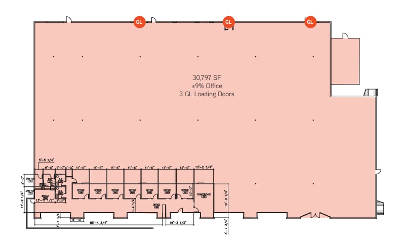5965 Santa Fe St, San Diego, CA à louer Plan d’étage– Image 1 sur 1