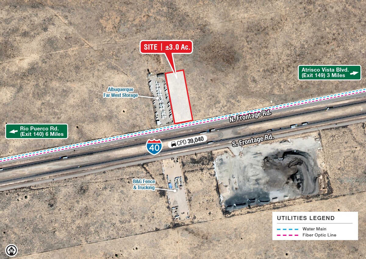 I-40 & Lost Horizon NEQ Rd, Albuquerque, NM à vendre Photo de l’immeuble– Image 1 sur 3