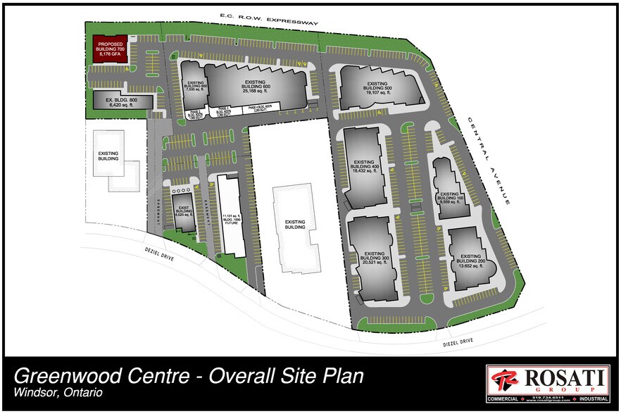 3200 Deziel Dr, Windsor, ON à louer - Plan de site – Image 2 sur 3