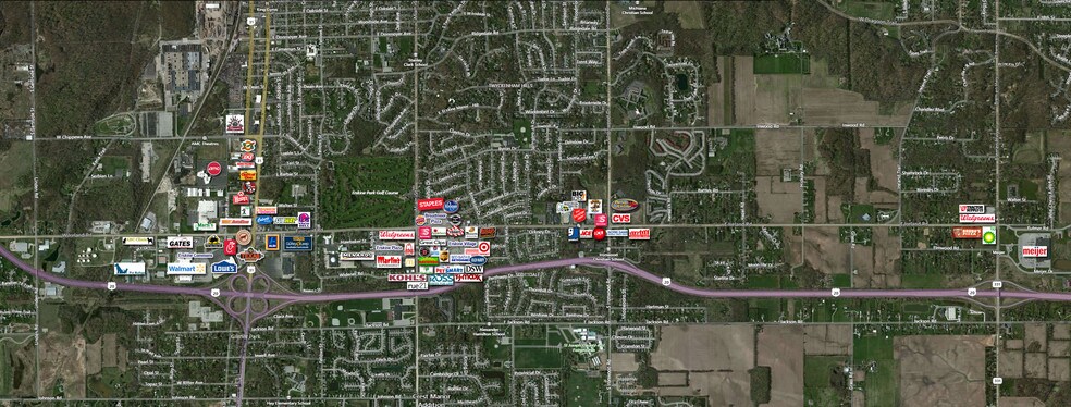 US 31 & Pierce Rd, Lakeville, IN à vendre - Aérien – Image 2 sur 3