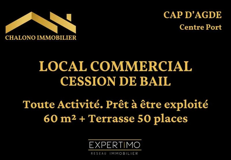 Local commercial dans LE CAP D'AGDE à louer Photo de l’immeuble– Image 1 sur 3