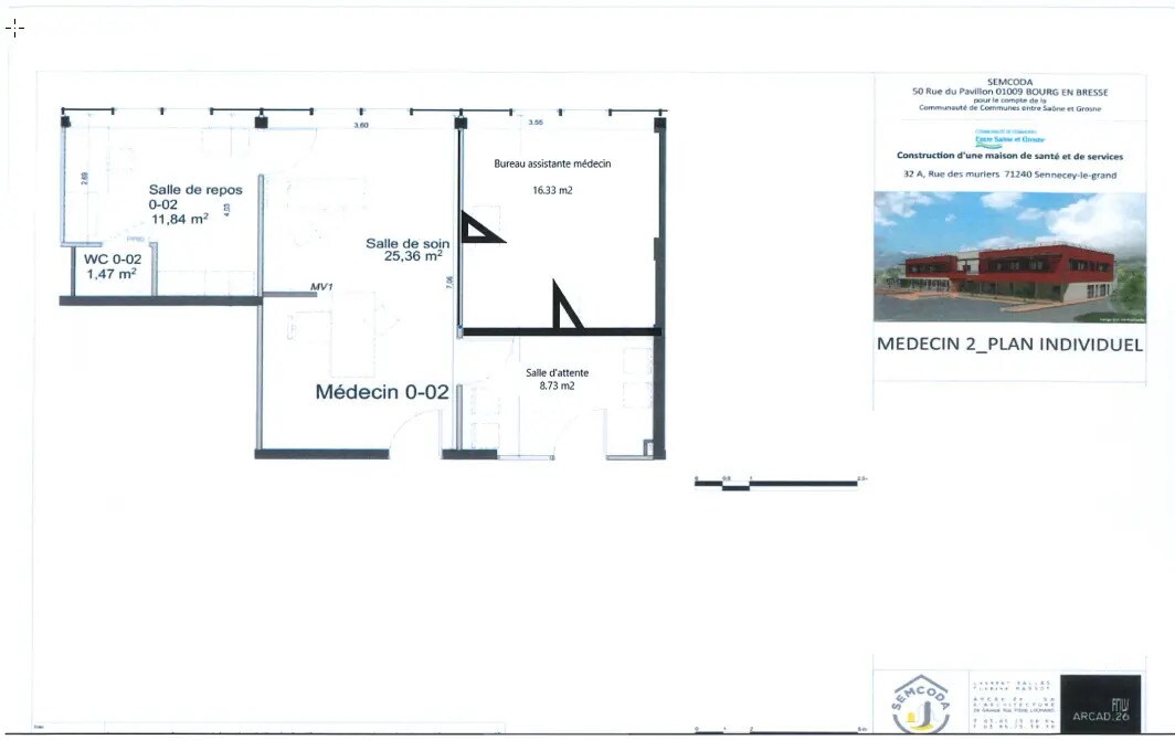 32 A Rue Des Muriers, Sennecey-le-Grand à louer Plan d’étage– Image 1 sur 6