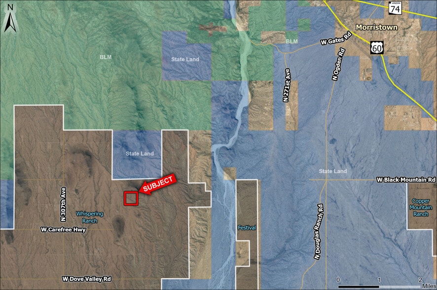 295th Ave, Wittmann, AZ à vendre - Aérien – Image 2 sur 3
