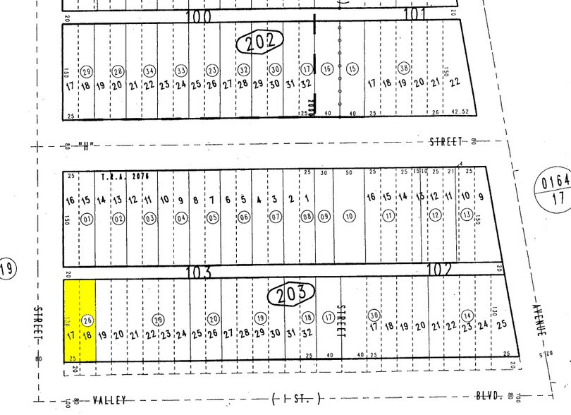 605 E Valley Blvd, Colton, CA à louer - Plan cadastral – Image 2 sur 18