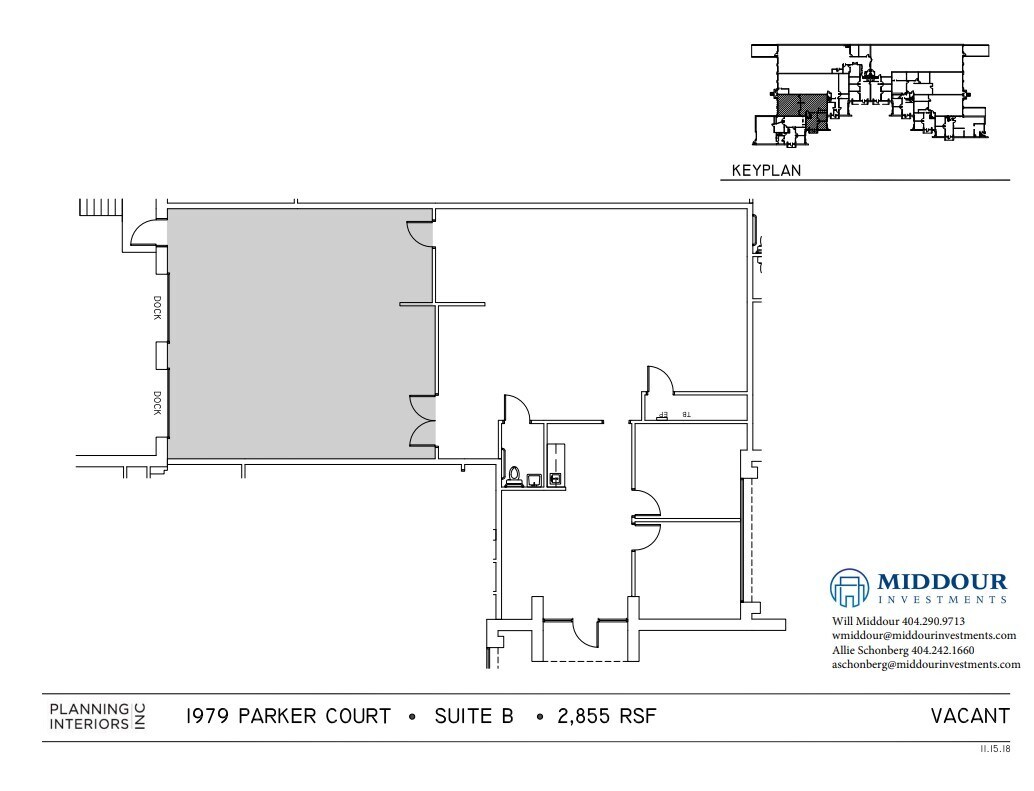 1899 Parker Ct, Stone Mountain, GA à louer Plan d’étage– Image 1 sur 1