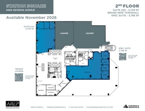 1100 Wayne Ave, Silver Spring, MD à louer Plan d’étage– Image 1 sur 1