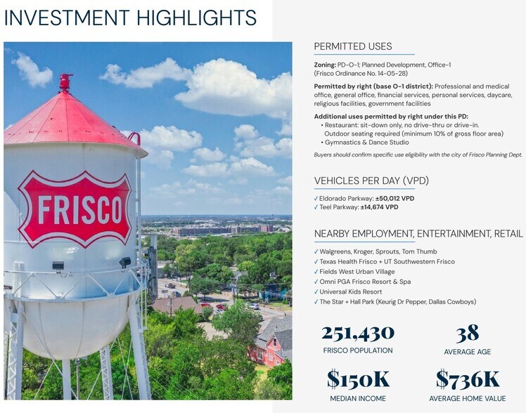 NEC Eldorado & Teel Pky, Frisco, TX à vendre - Autre – Image 3 sur 4