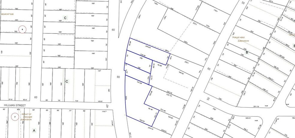 1600-1700 Blk S Oates St, Dothan, AL à vendre - Plan cadastral – Image 2 sur 2