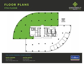 7501 Greenway Center Dr, Greenbelt, MD à louer Plan d’étage– Image 1 sur 1