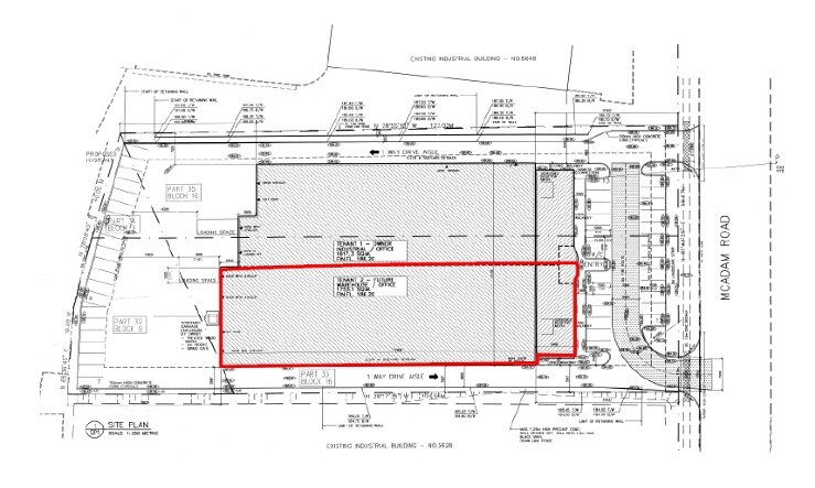 5640 McAdam Rd, Mississauga, ON à louer Plan d’étage– Image 1 sur 1