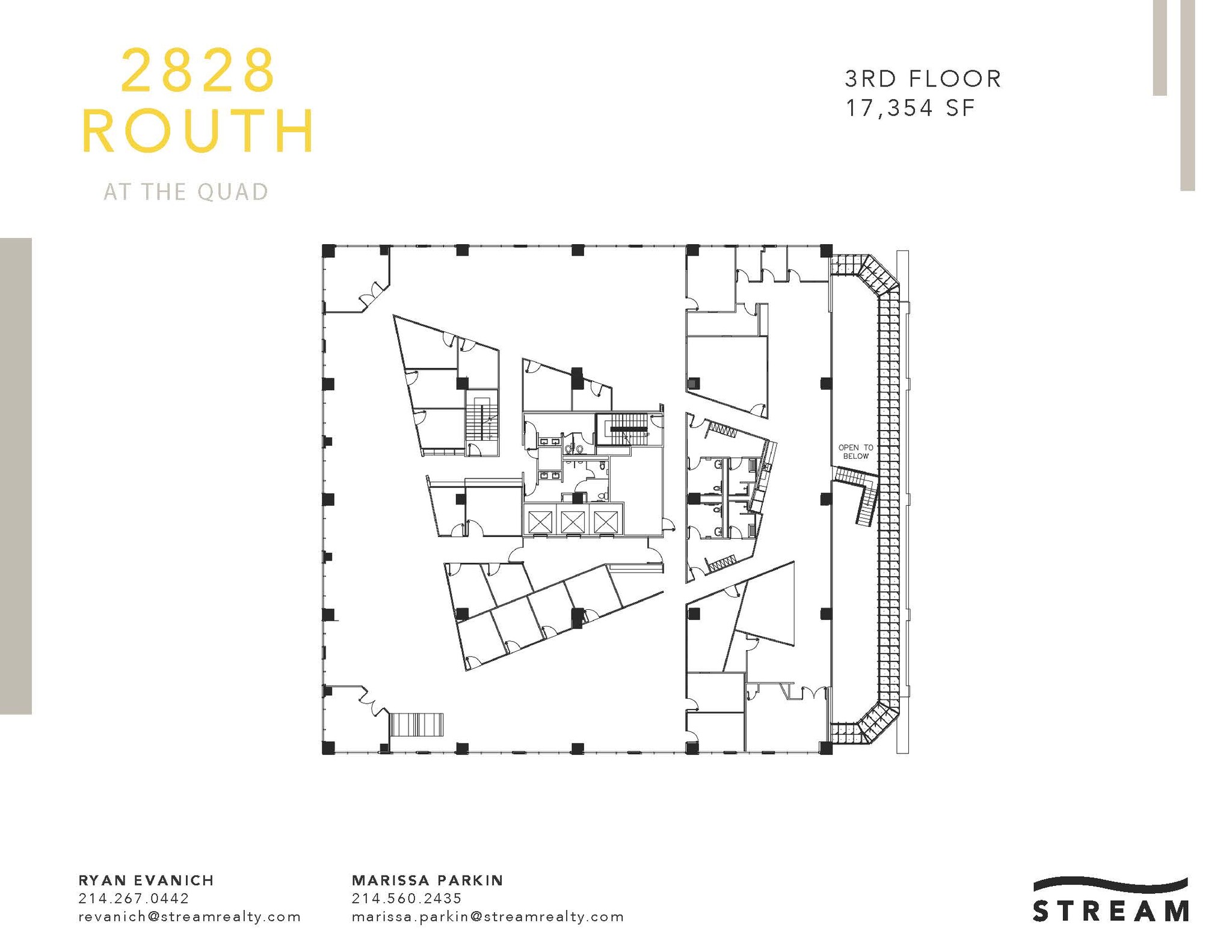 2828 Routh St, Dallas, TX à louer Plan d’étage– Image 1 sur 1