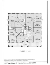 1100 Town Plaza Ct, Winter Springs, FL à louer Plan de site– Image 1 sur 1