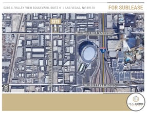 5280 S Valley View Blvd, Las Vegas, NV - VUE AÉRIENNE  vue de carte