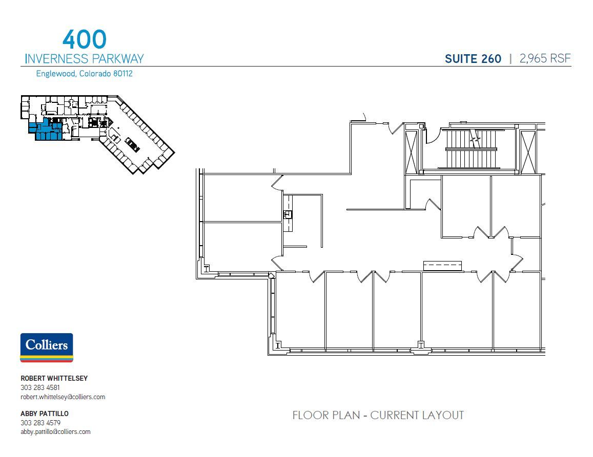 400 Inverness Pky, Englewood, CO à louer Plan d’étage– Image 1 sur 1