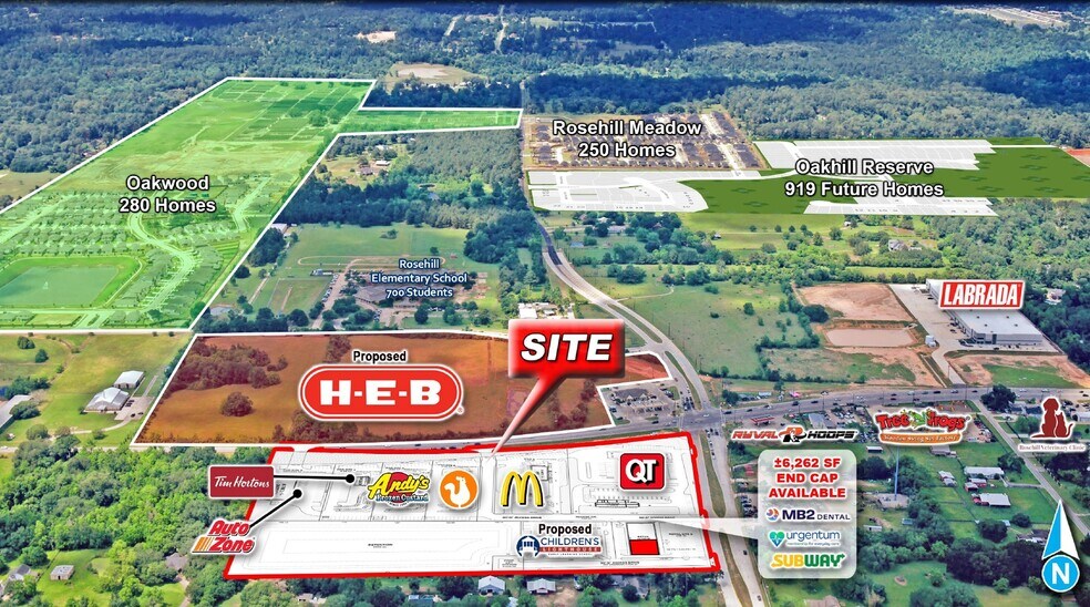 SWC of FM 2920 & Cypress Rosehill Rd, Tomball, TX à louer - Aérien – Image 3 sur 6