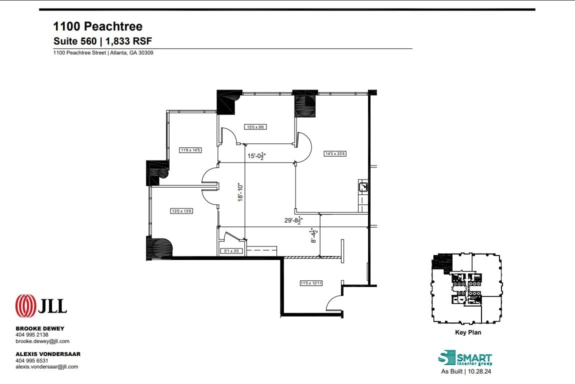 1100 Peachtree St Ne, Atlanta, GA à louer Plan d’étage– Image 1 sur 1