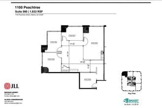 1100 Peachtree St Ne, Atlanta, GA à louer Plan d’étage– Image 1 sur 1