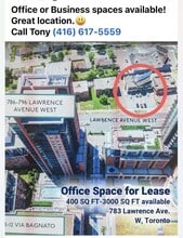 783-793 Lawrence Ave W, Toronto, ON - VUE AÉRIENNE vue de carte