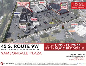 Plus de détails pour 45 S Route 9W, West Haverstraw, NY - Local commercial à louer