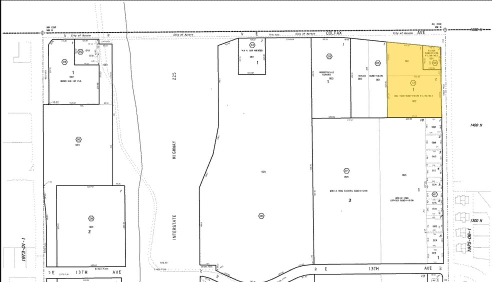 14490 E Colfax Ave, Aurora, CO à louer - Plan cadastral – Image 2 sur 2