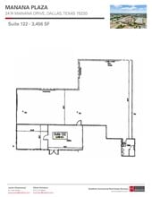2474 Manana Dr, Dallas, TX à louer Plan d’étage– Image 1 sur 1