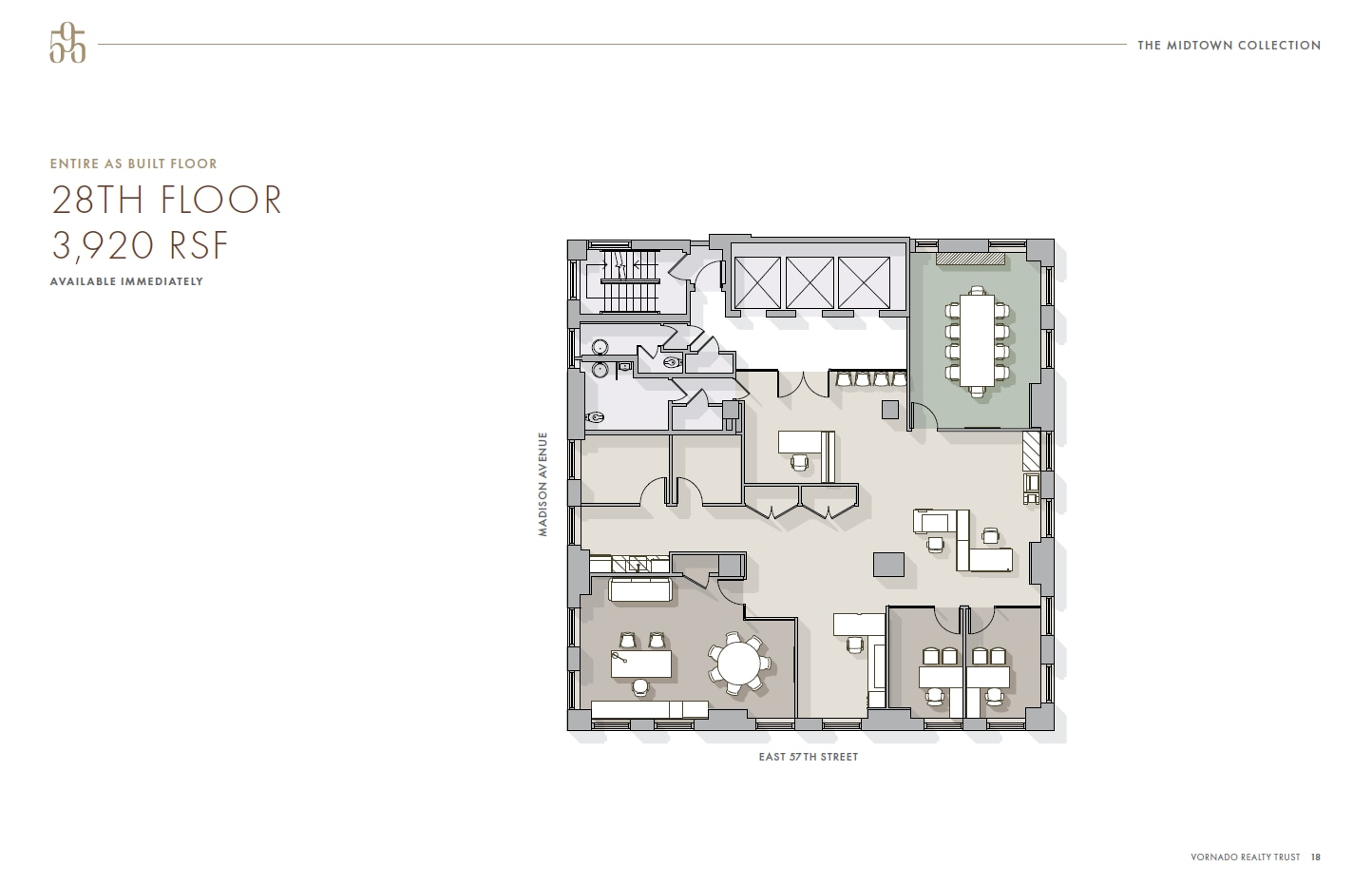 595 Madison Ave, New York, NY à louer Plan d’étage– Image 1 sur 1