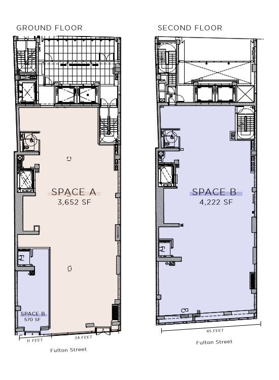 143 Fulton St, New York, NY à louer Plan d’étage– Image 1 sur 1