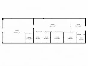 1607-1679 Pulaski Hwy, Bear, DE à louer Plan d’étage– Image 1 sur 2