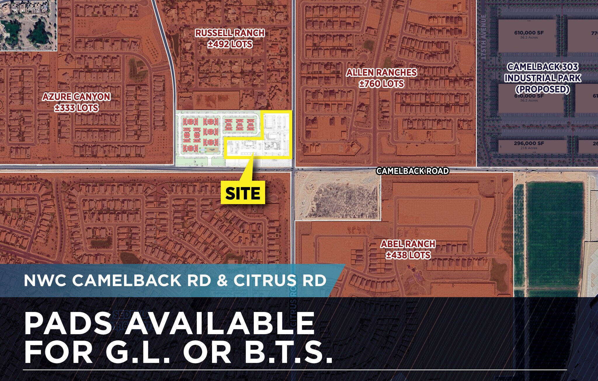 NWC Camelback Road & Citrus Road, Litchfield Park, AZ à louer Photo de l’immeuble– Image 1 sur 3