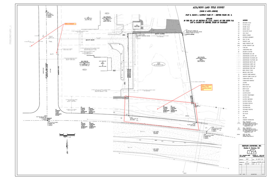 15535 E 40th Ave, Denver, CO à vendre - Plan de site – Image 2 sur 3