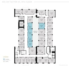 445-447 Sutter St, San Francisco, CA à louer Plan d’étage– Image 1 sur 1