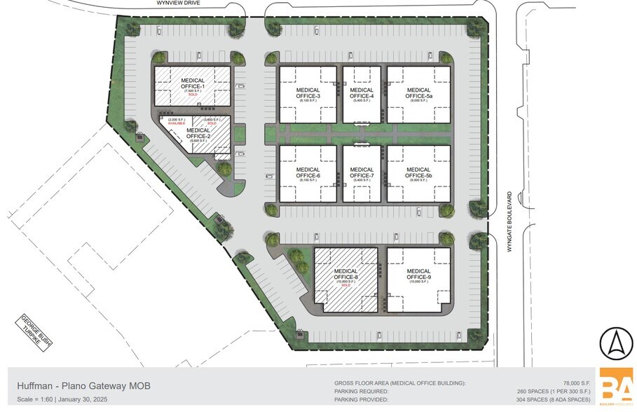 201 Wyngate Blvd, Plano, TX à vendre - Plan de site – Image 3 sur 3