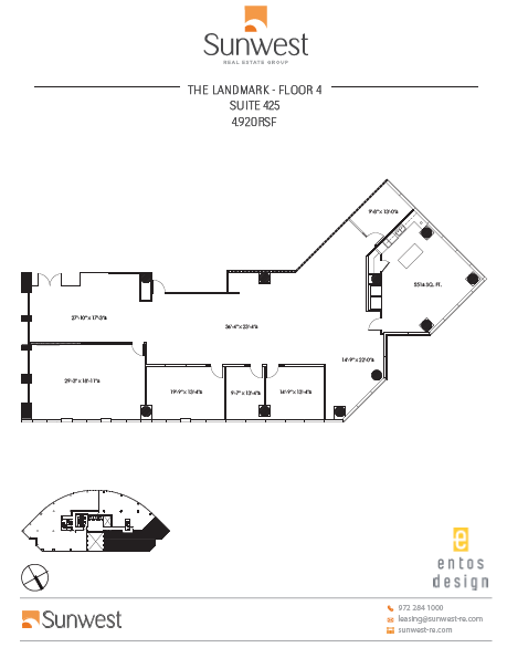 14800 Landmark Blvd, Dallas, TX à louer Plan d’étage– Image 1 sur 1