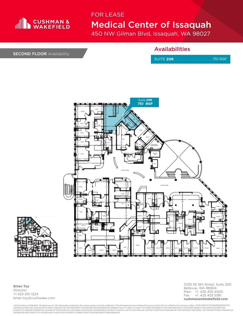 450 NW Gilman Blvd, Issaquah, WA à louer Plan d’étage– Image 1 sur 1