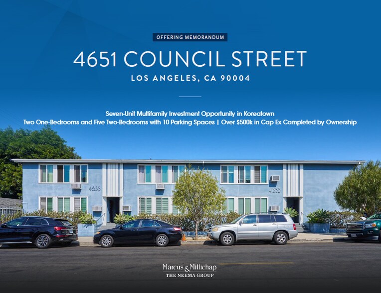 4651 Council St, Los Angeles, CA à vendre - Photo de l’immeuble – Image 1 sur 8