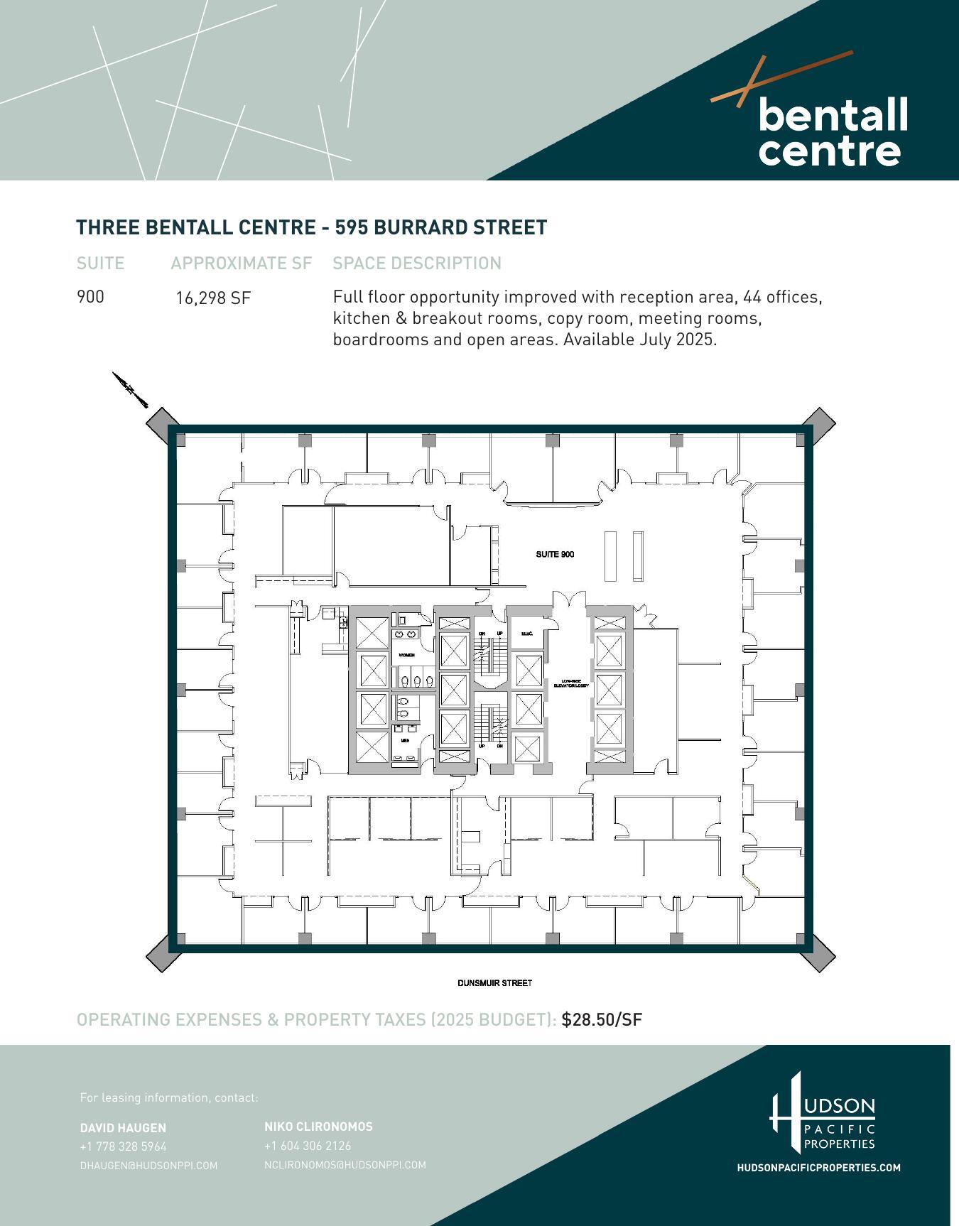 595 Burrard St, Vancouver, BC à louer Plan d’étage– Image 1 sur 1