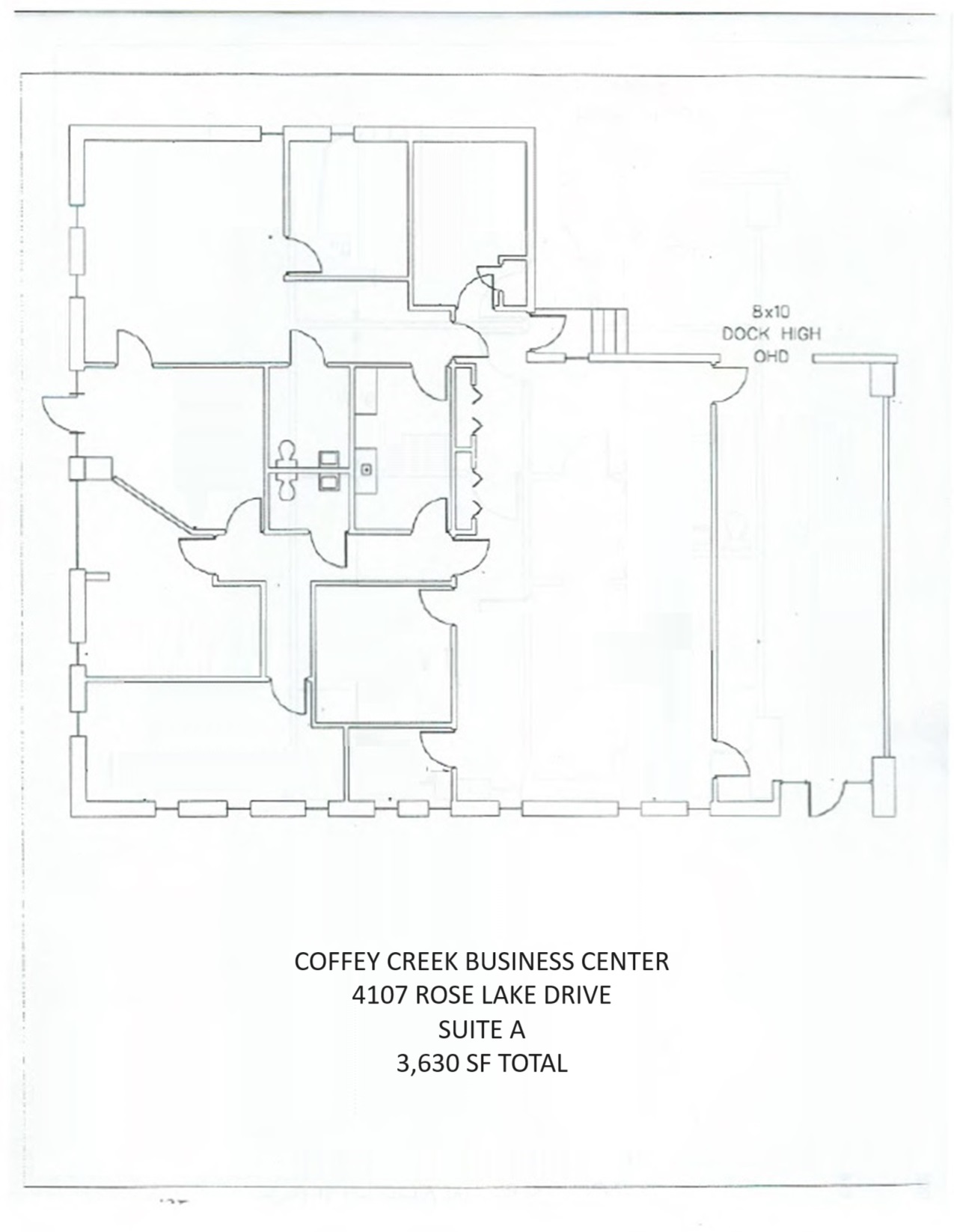 4107 Rose Lake Dr, Charlotte, NC à louer Plan d’étage– Image 1 sur 1