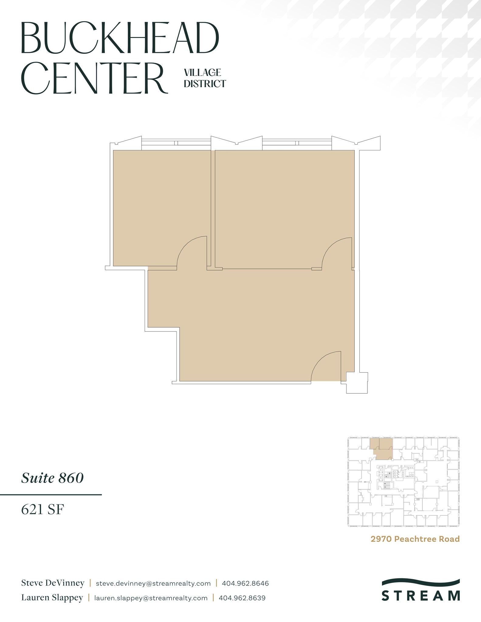 2970 Peachtree Rd NW, Atlanta, GA à louer Plan de site– Image 1 sur 1