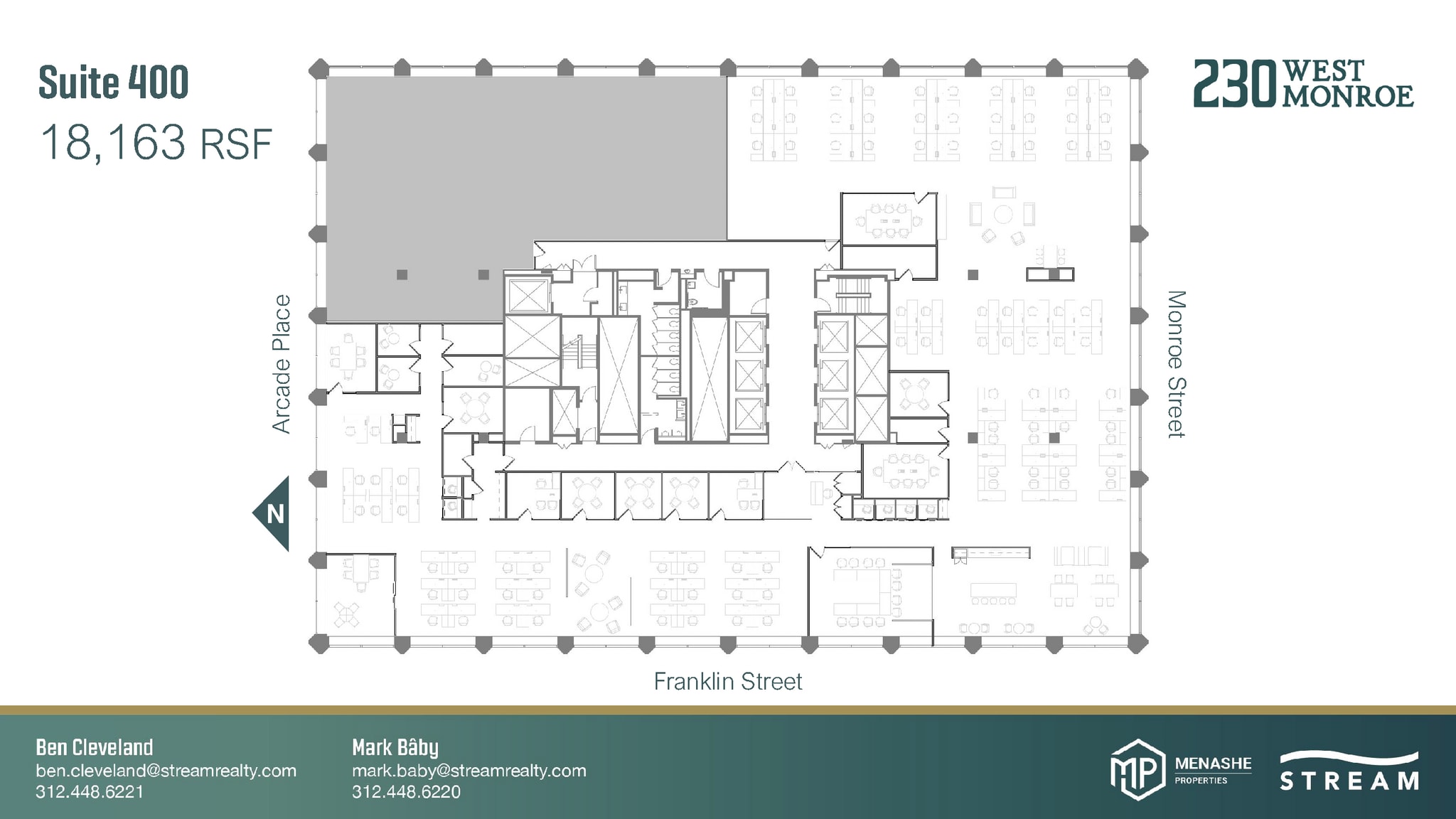 230 W Monroe St, Chicago, IL à louer Plan d’étage– Image 1 sur 1
