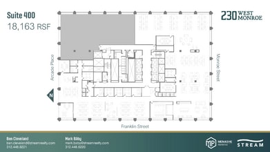 230 W Monroe St, Chicago, IL à louer Plan d’étage– Image 1 sur 1
