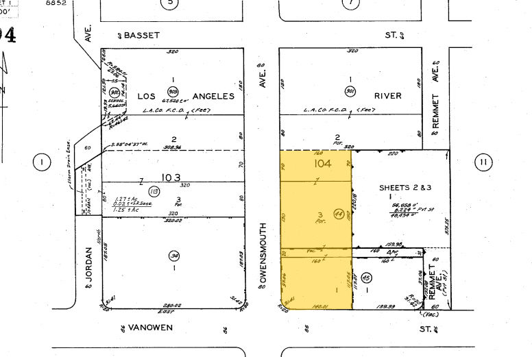 6800 Owensmouth Ave, Woodland Hills, CA à louer - Plan cadastral – Image 2 sur 17